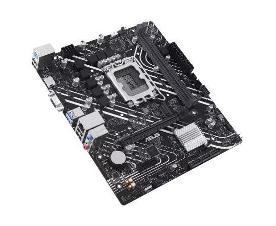 Mainboard ASUS Intel H610 LGA1700 Micro-ATX Memory DDR5 Memory slots 2 1xPCI-Express 3.0 1x 1xPCI-Express 4.0 16x 1xM.2 1x15pin D-sub 1xHDMI 1xAudio-In 1xAudio-Out 1xMicrophone 4xUSB 2.0 2xUSB 3.2 1xPS/2 1xRJ45 PRIMEH610M-KARGB