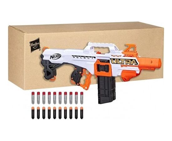 Автомат с порол. пулями 25 метров дальность  Nerf Ultra Select (упаковка Ecopak) 8+ F0958