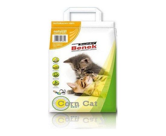 Żwirek dla kota Super Benek Corn Cat Naturalny 14 l