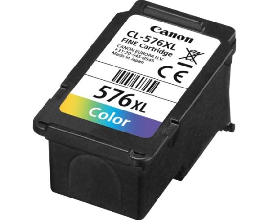 Canon CL-576XL (5441C001) Ink Cartridge, Cyan, Magenta, Yellow