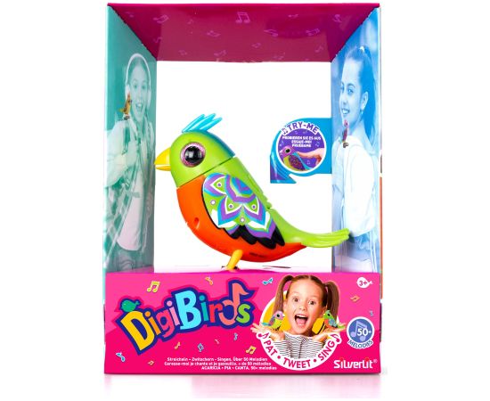 SILVERLIT интерактивная птичка Digibirds