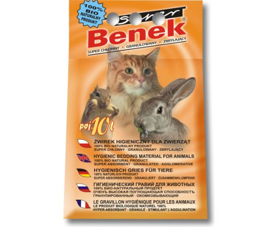Żwirek dla kota Super Benek Universal Naturalny 10 l