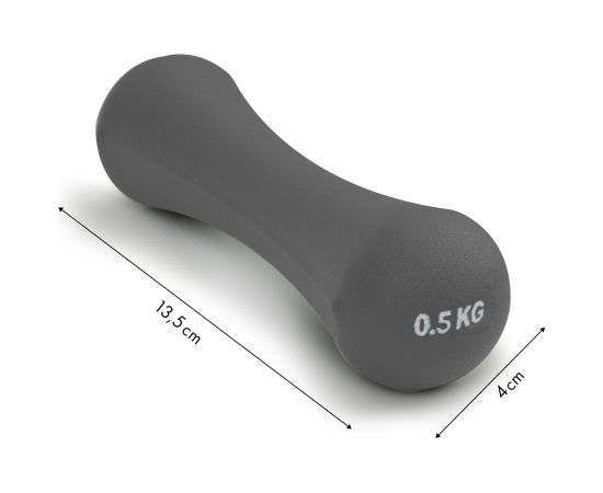 ModernHome neoprēna hanteles, 2x0,5 kg