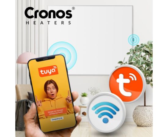 Promiennik podczerwieni Cronos Synthelith PRO CRP-300TWP 300W szary z WiFi i pilotem Конвекторы