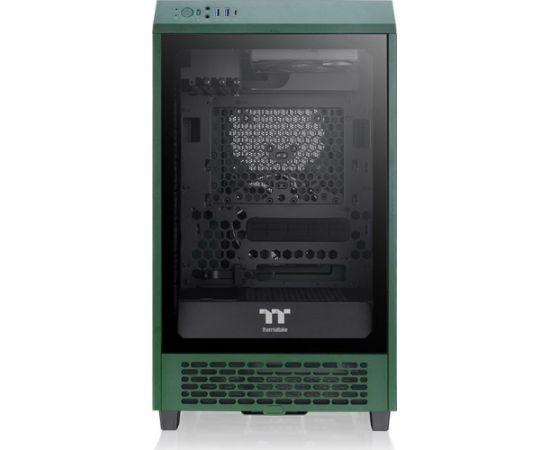CASE Thermaltake The Tower 200 Racing Green PC Housing