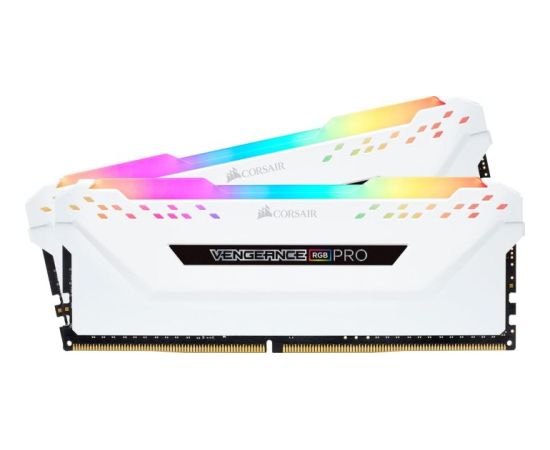 Corsair 16GB DDR4-3000 Kit - white - CMW16GX4M2C3000C15W - Vengeance RGB PRO