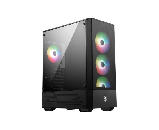 MSI MAG FORGE 112R computer case Midi Tower Black, Transparent