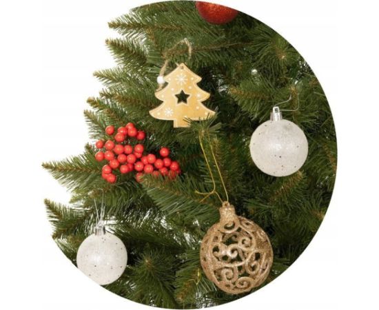 Lean Artificial Christmas Tree Natural Spruce 220 cm