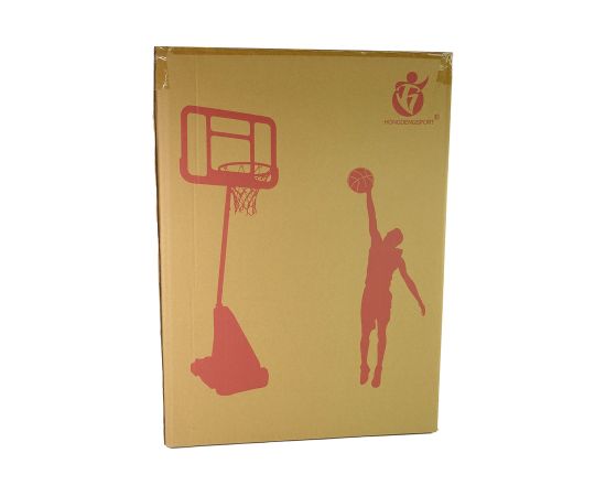 Import Leantoys Basketball hoop Basket Ball Garden Black 2.5 m