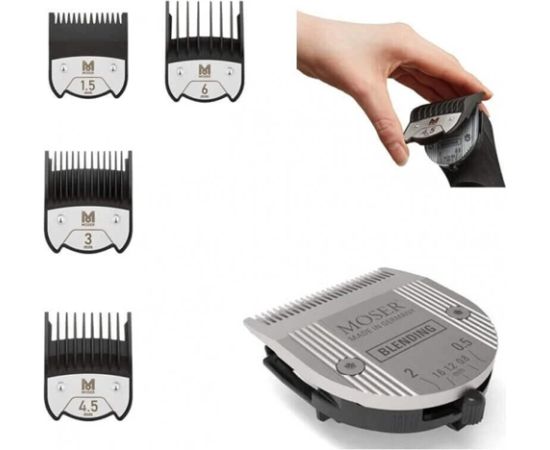 MOSER PROFESSIONAL CORDLESS HAIR CLIPPER CHROM2STYLE BLENDING EDITION - Mašīnīte matu griešanai, uzlādējama