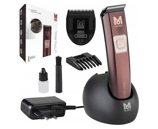 MOSER PROFESSIONAL CORDLESS HAIR TRIMMER LI+PRO2 MINI - Mašīnīte matu griešanai, kantītei