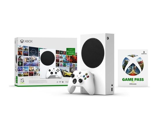 Microsoft Xbox Series S 512GB Starter Bundle including Game Pass Ultimate Spēļu konsole