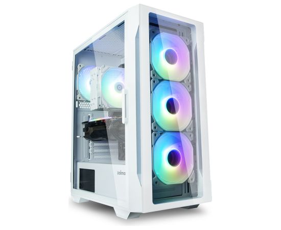 Zalman I3 NEO TG white, RGB fan x4