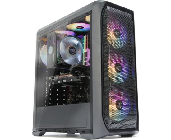 Zalman N5 MF ATX, RGB fan x4, Mesh