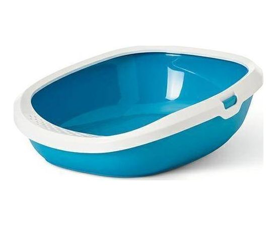Tualete kaķiem – Savic Gizmo Large, white/blue, 52 x 39,5 x 15 cm