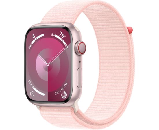 Apple Watch 9 GPS + Cellular 45mm Sport Loop, pink (MRMM3ET/A)