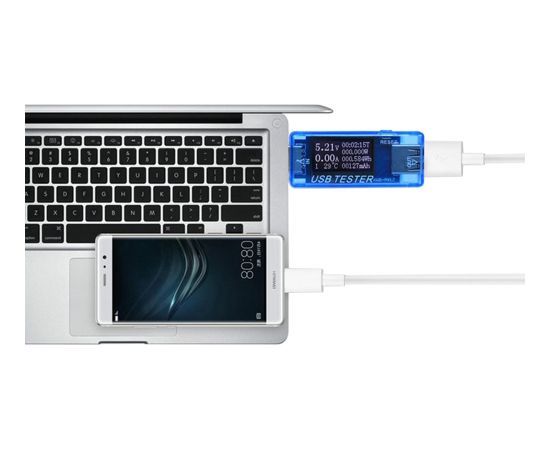 Goodbuy USB sprieguma mērītājs kabeļiem 10mA | 20V