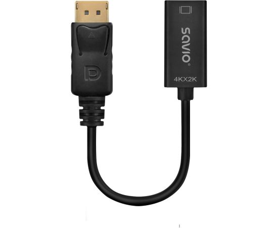 Savio AK-62 video cable adapter 0.2 m DisplayPort HDMI