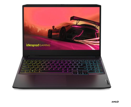 Lenovo IdeaPad Gaming 3 15ACH6 Ryzen 5 5500H 15.6" FHD IPS 300nits AG 144Hz 16GB DDR4 3200 SSD512 GeForce RTX 2050 4GB NoOS Shadow Black Ноутбуки