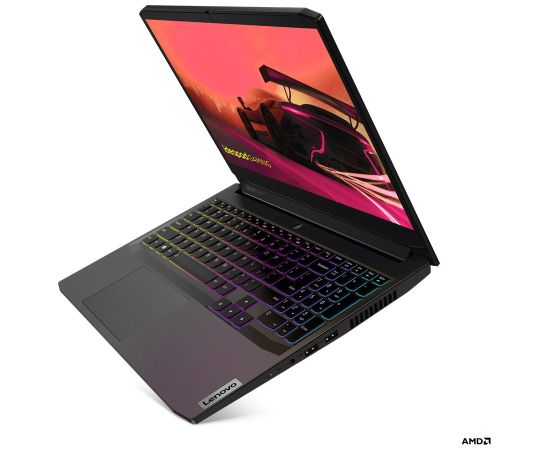Lenovo IdeaPad Gaming 3 15ACH6 Ryzen 5 5500H 15.6" FHD IPS 300nits AG 144Hz 16GB DDR4 3200 SSD512 GeForce RTX 2050 4GB NoOS Shadow Black Ноутбуки