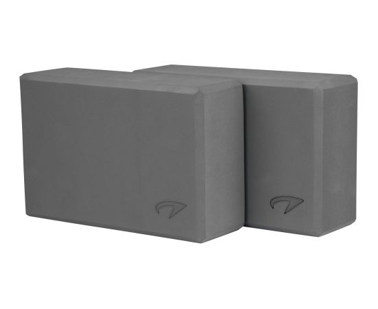 Yoga brick AVENTO 42YA 2pcs Grey