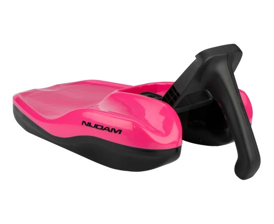 Snowshoes with handlebar NIJDAM Snowhoover N51DA03 plastic Pink/Black