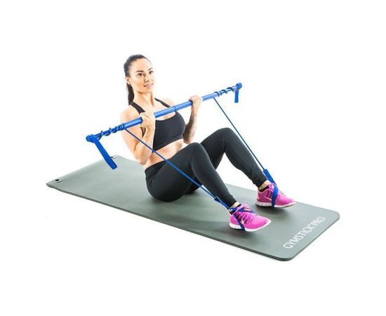 Exercise mat GYMSTICK NBR 61042G 170x60x1,5cm Grey professional