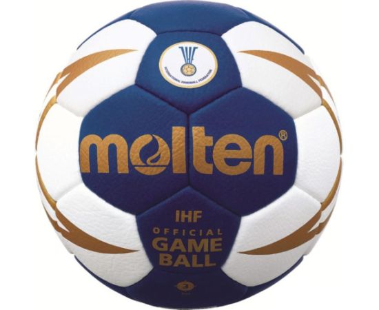 Гандбольный мяч соревнований MOLTEN H3X5001-BW-X IHF синт.  кожа, размер 3