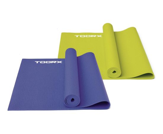 Toorx Коврик для йоги MAT173 нескользящий 173x60x0,4 lime green