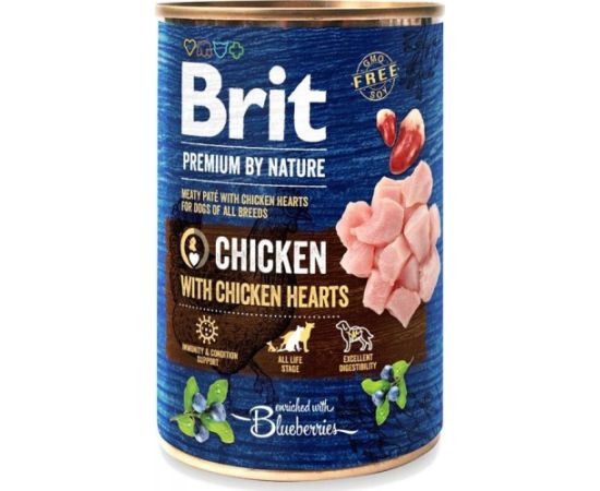Brit Brit Premium By Nature Chicken & Hearts puszka 400g