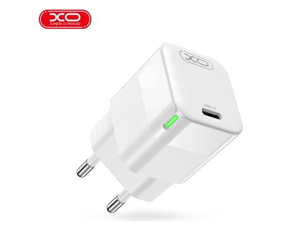 XO CE06 PD USB-C Tīkla lādētājs 30W
