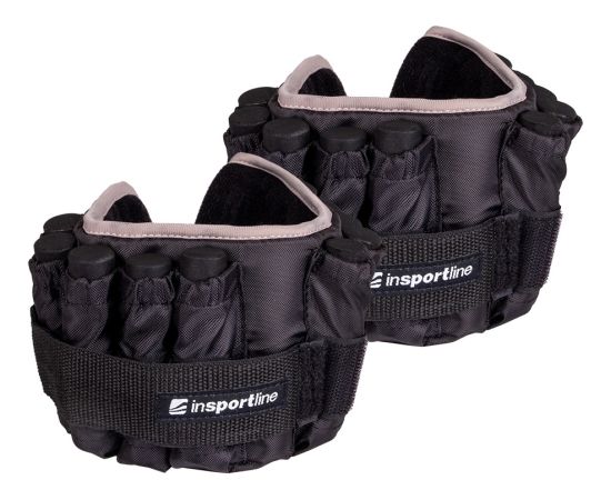 Regulējami kāju un roku atsvari inSPORTline AnklerX PRO 2x2,25kg Жилеты и сумки для тяжелых условий 