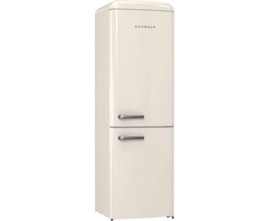 Gorenje ONRK619DC Ledusskapis 194cm Šampanieša Ledusskapji