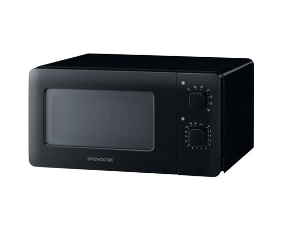 DAEWOO Microwave oven KOR-5A07B  15 L, Mechanical, 500 W, Black, Defrost function, Free standing