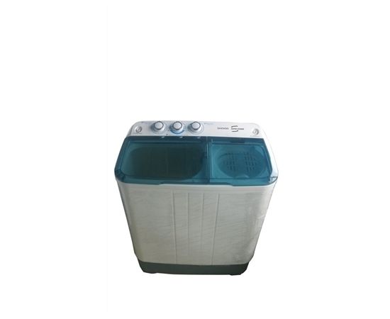 DAEWOO   DW-500MP Top loading, Washing capacity 5 kg, 1300 RPM, C, Depth 40.2 cm, Width 70.9 cm, White/Blue,