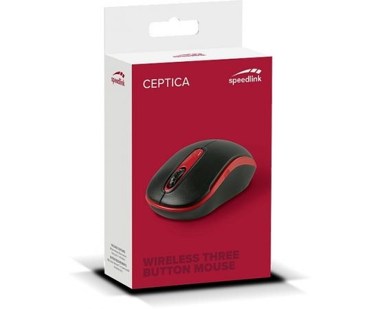 Speedlink mouse Ceptica Wireless, black/red (SL-630013-BKRD)