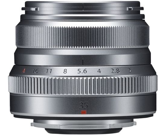 Fujifilm Fujinon XF 35mm f/2 R WR, sudrabots