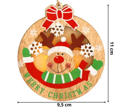 Springos Ziemassvētku rotājums 9,5 x 10,5 cm CA1282