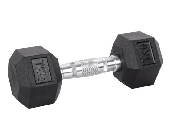 Sešstūra hanteles inSPORTline HEX 7kg