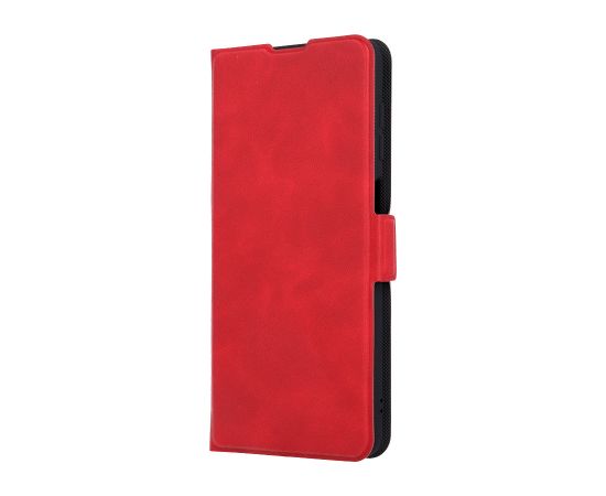 Fusion Mono Case grāmatveida maks Xiaomi Redmi 12C | Redmi 11A | Poco C55 sarkans