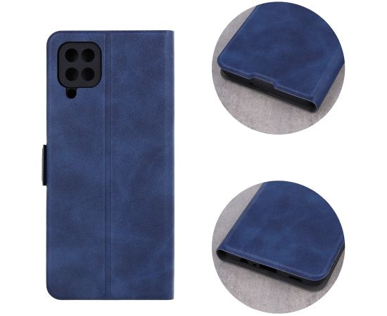 Fusion Mono Case grāmatveida maks Xiaomi Redmi 12C | Redmi 11A | Poco C55 tumši zils