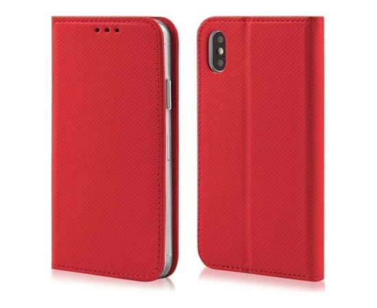 Fusion Magnet Case grāmatveida maks Xiaomi Redmi 12C | Redmi 11A | Poco C55 sarkans