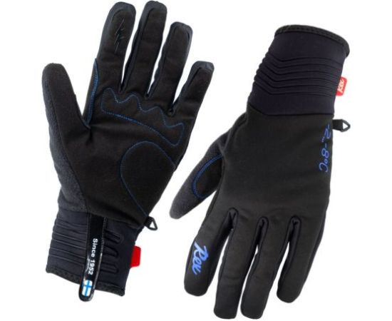 Blue -2…-8°C Ski Glove / Melna / Zila / L