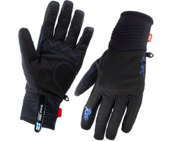 Blue -2…-8°C Ski Glove / Melna / Zila / M