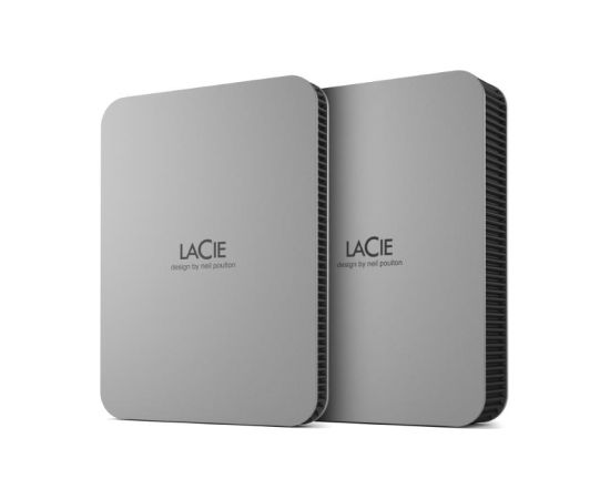 External HDD LACIE Mobile Drive Secure STLR4000400 4TB USB-C USB 3.2 Colour Space Gray STLR4000400