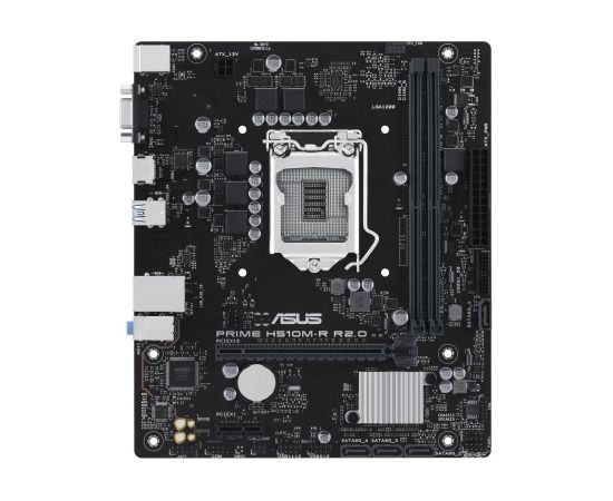 Mainboard ASUS Intel H470 Express LGA1200 Micro-ATX Memory DDR4 Memory slots 2 1xPCI-Express 3.0 1x 1xPCI-Express 4.0 16x 1x15pin D-sub 1xHDMI 2xUSB 2.0 2xUSB 3.2 2xPS/2 1xRJ45 3xAudio port PRIMEH510M-RR2.0-SI