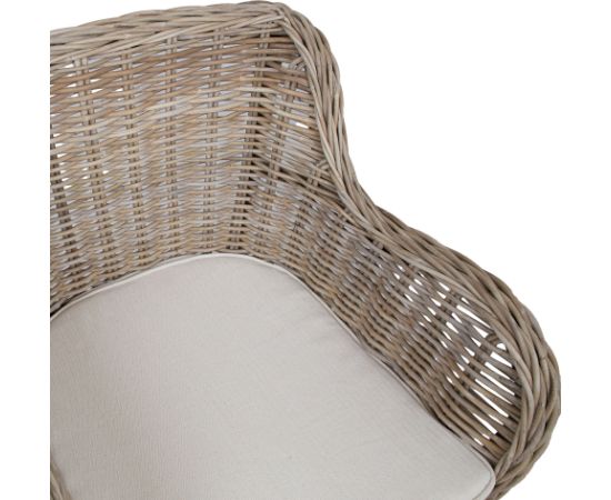 Krēsls KATALINA 62x62xH83cm, dabīgā rotangpalma