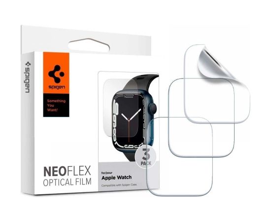 SPIGEN NEO FLEX AIZSARGPLĒVE 3-PACK APPLE WATCH 4 | 5 | 6 | 6 | 7 | 8 | SE (44 | 45 MM)