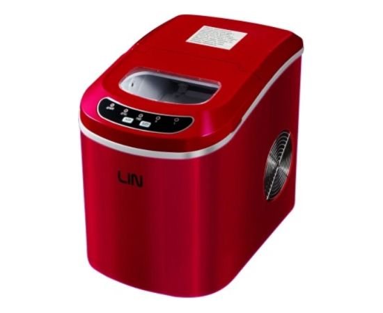 Portable ice cube maker LIN ICE PRO-R12 red Ledus gabaliņu mašīna