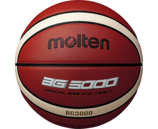 Баскетбольный мяч для тренировок MOLTEN B6G3000, синт. кожа pазмер 6